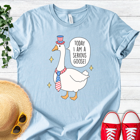 Patriotic Serious Goose