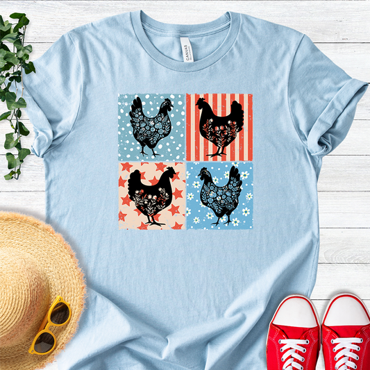 Patriotic Chickens