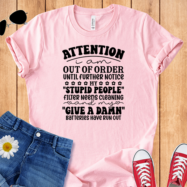 I Am Out Of Order