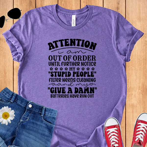I Am Out Of Order