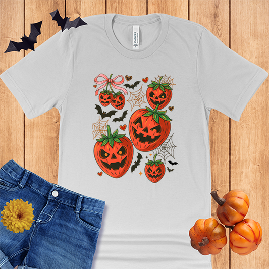 Halloween Strawberry Pumpkins