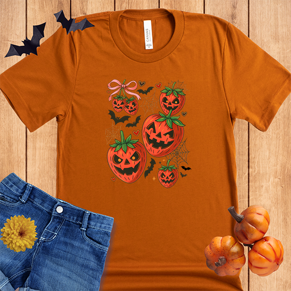 Halloween Strawberry Pumpkins