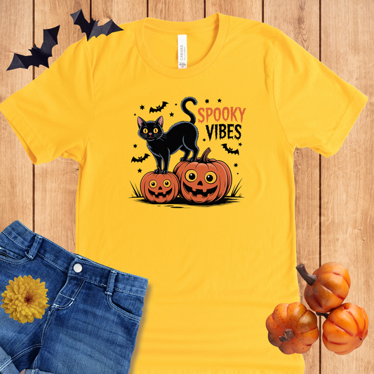 Halloween Black Cat Spooky Vibes