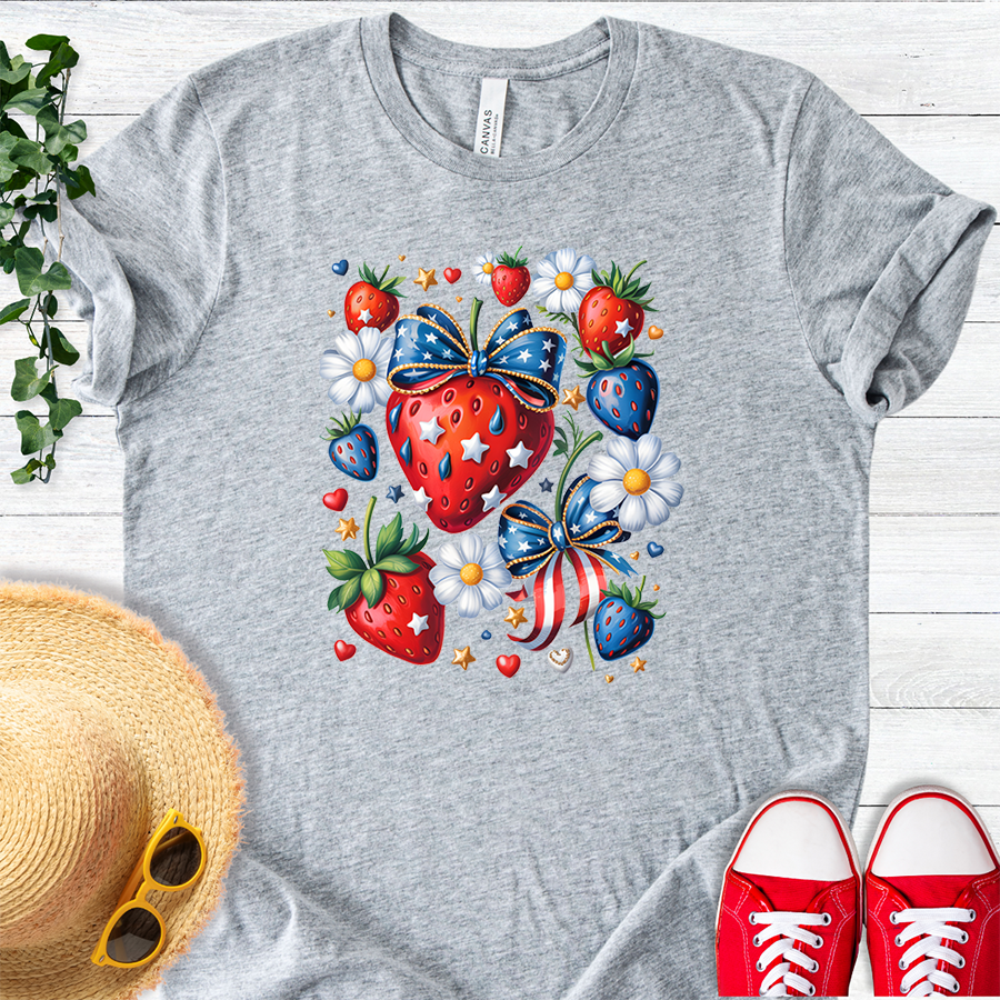 Patriotic Strawberry Coquette