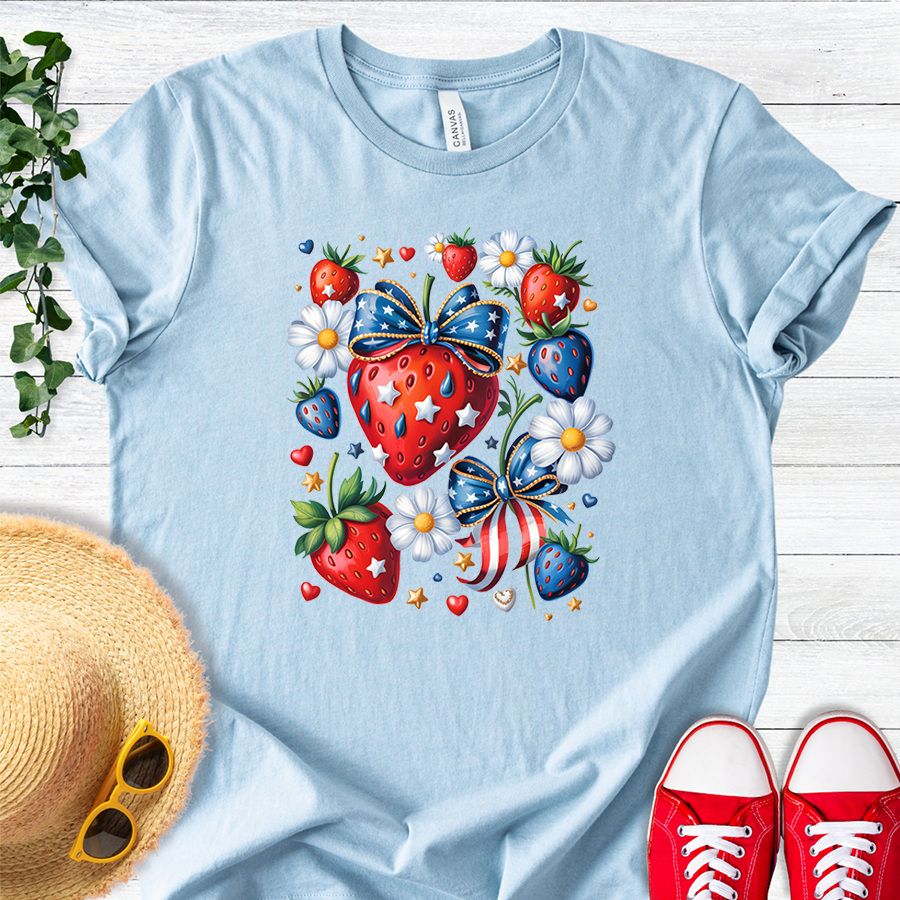 Patriotic Strawberry Coquette