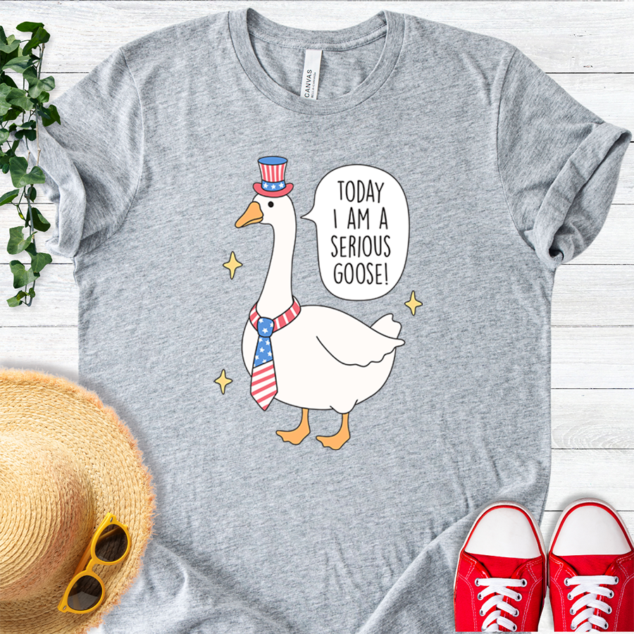 Patriotic Serious Goose