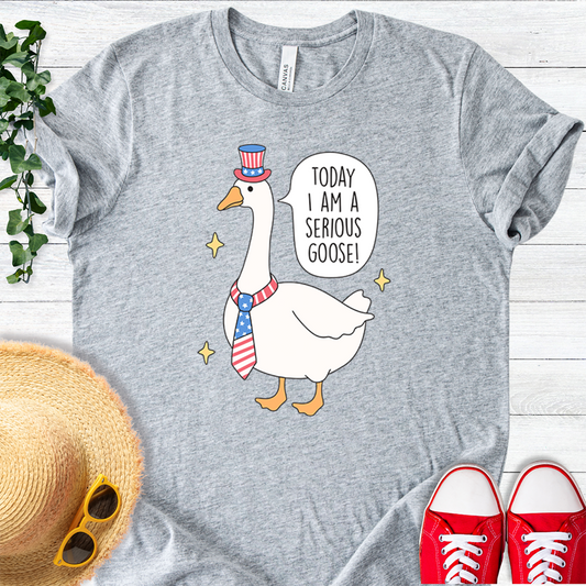 Patriotic Serious Goose