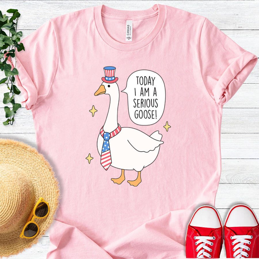 Patriotic Serious Goose