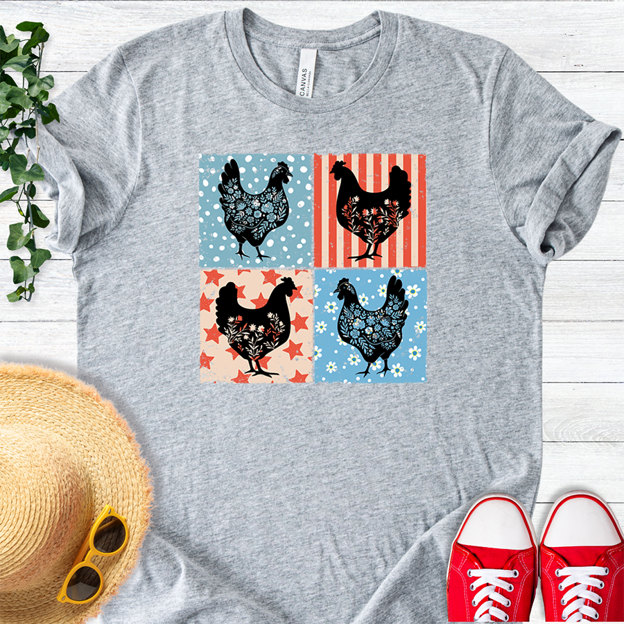 Patriotic Chickens