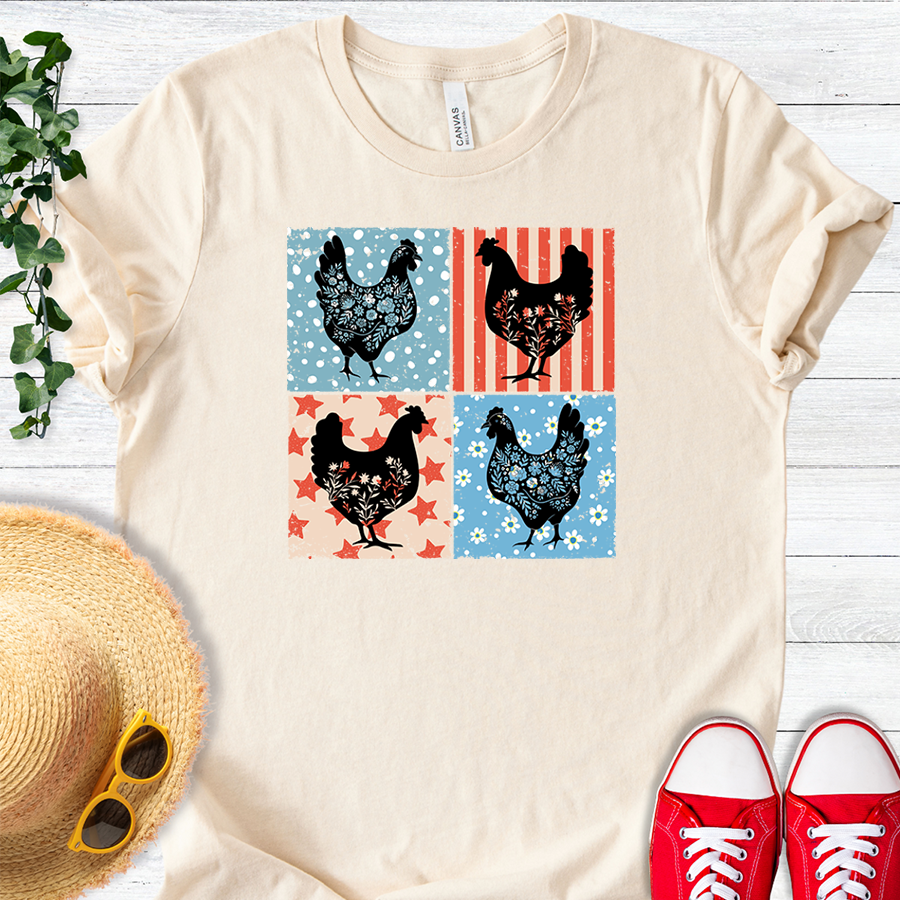 Patriotic Chickens
