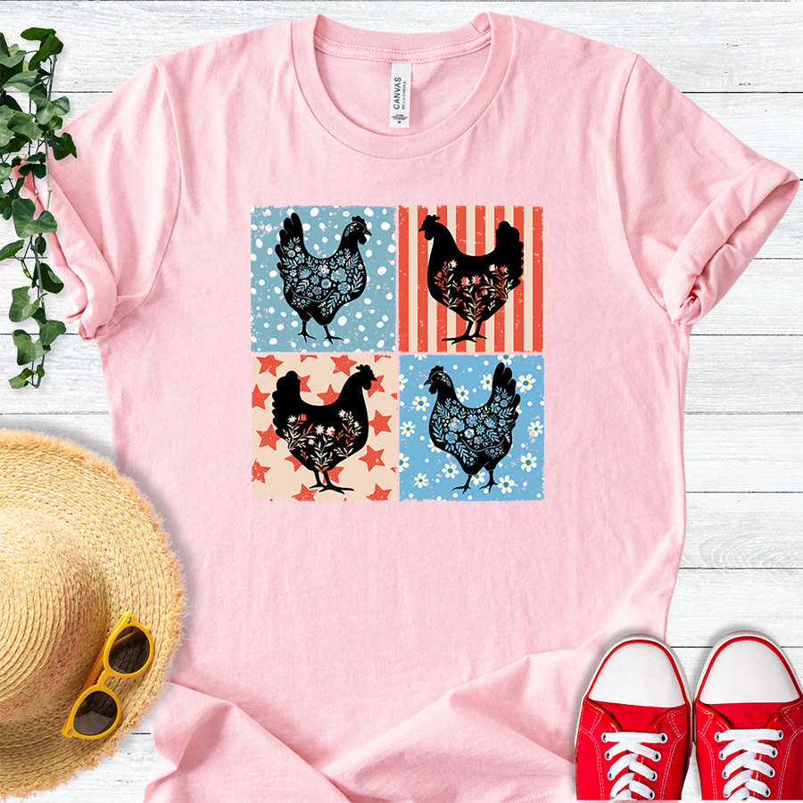Patriotic Chickens