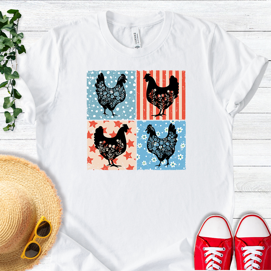 Patriotic Chickens