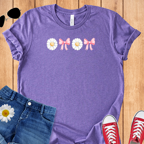 Daisies Pink Bow