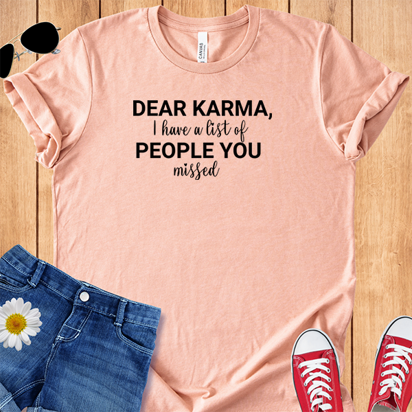 Karma List of People Missed