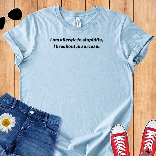 Allergic Breakout In Sarcasm