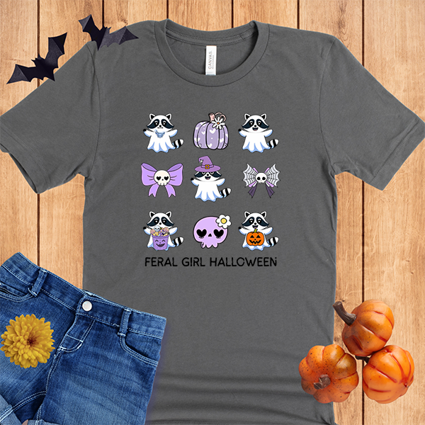 Halloween Feral Girl Grid