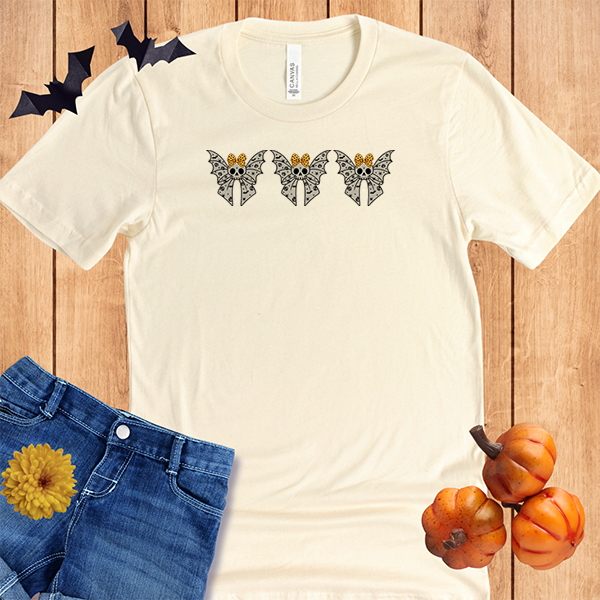 Halloween Coquette Lace Bats