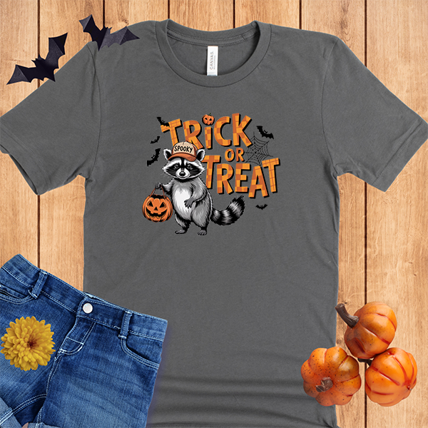 Halloween Raccoon Trick or Treat