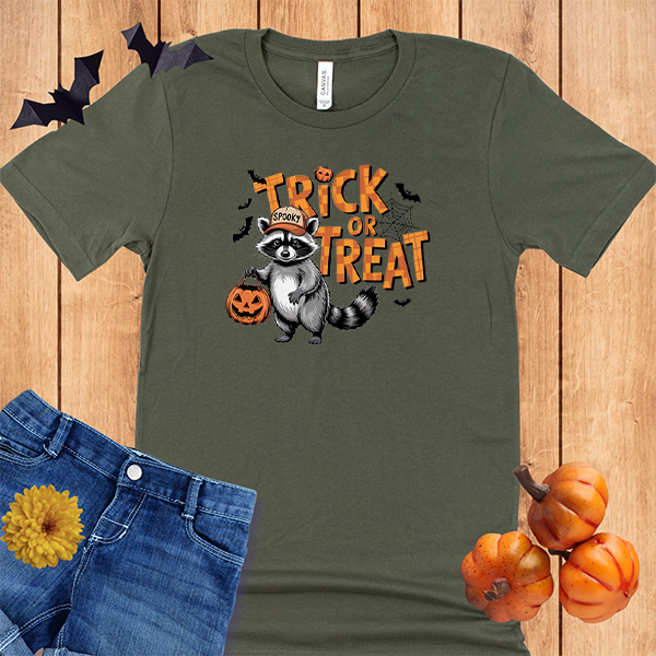 Halloween Raccoon Trick or Treat