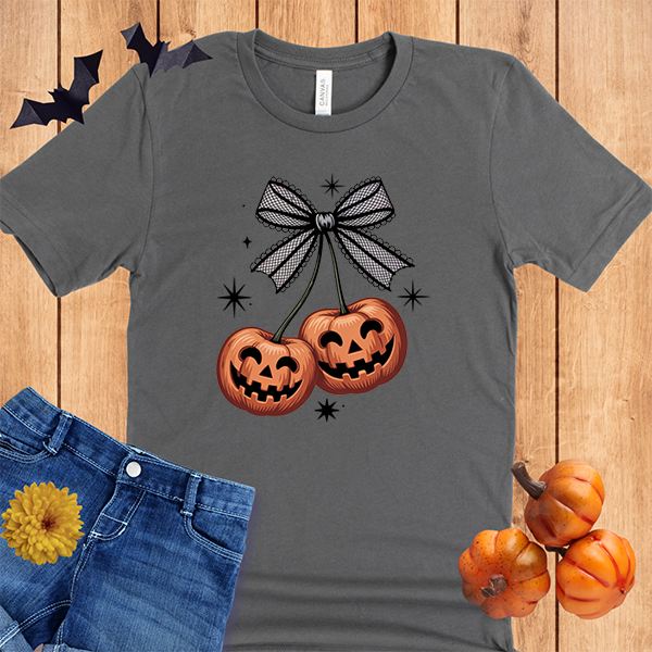 Halloween Jack-O-Lantern Cherries