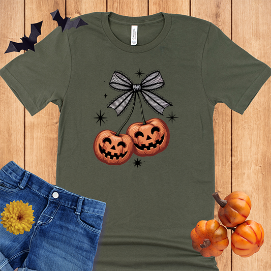 Halloween Jack-O-Lantern Cherries