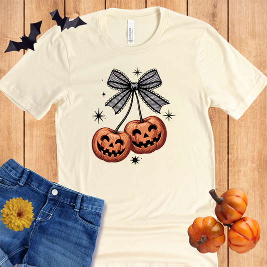 Halloween Jack-O-Lantern Cherries