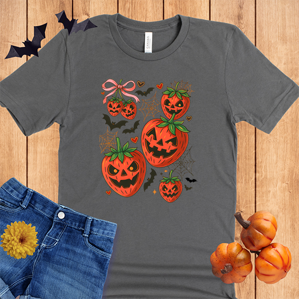 Halloween Strawberry Pumpkins