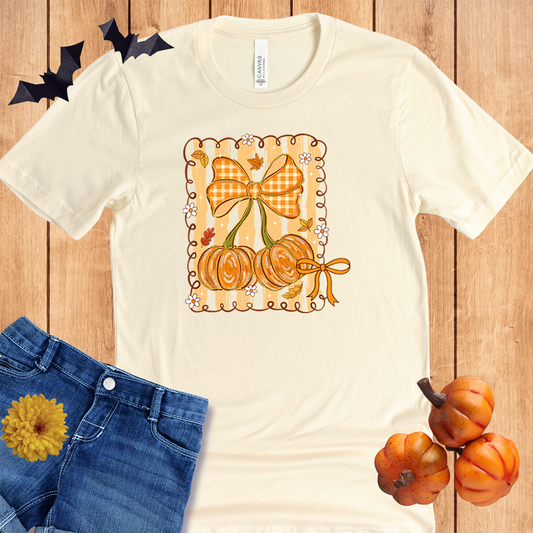 Halloween Pumpkin Cherries Preppy Bows