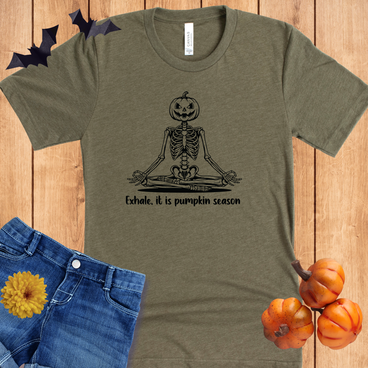 Halloween Yoga Skeleton