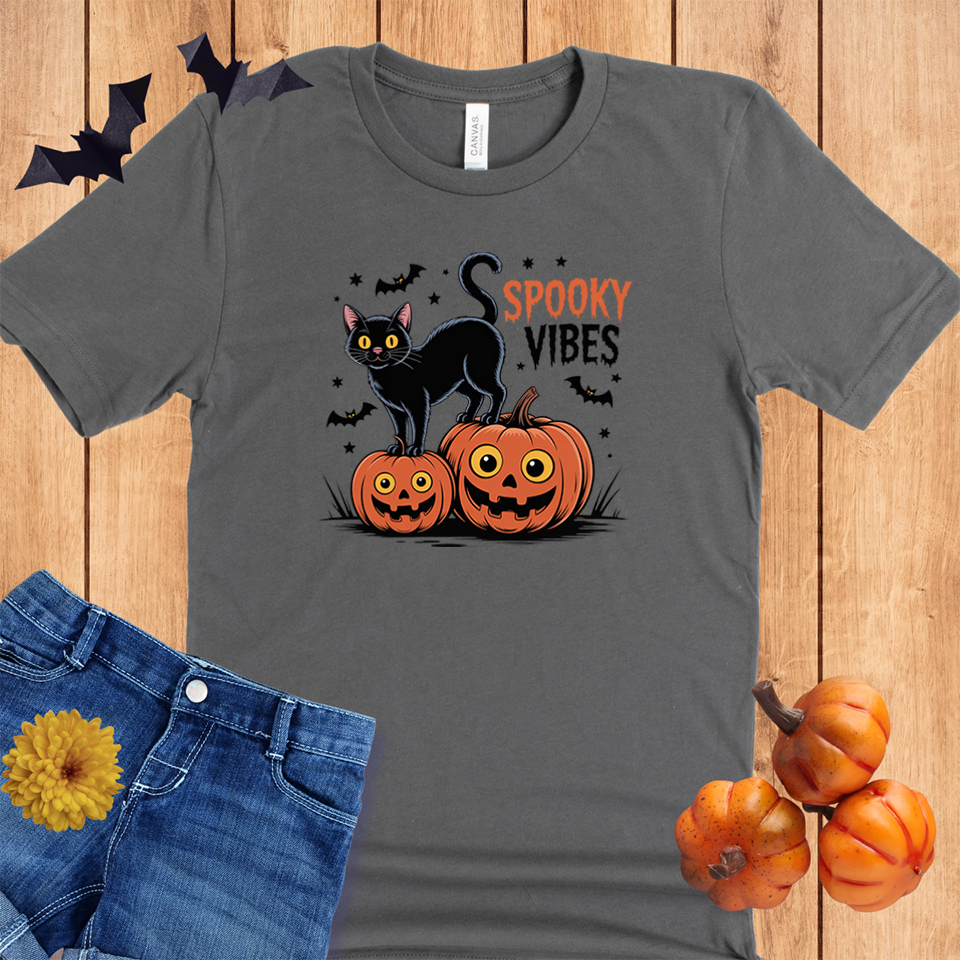 Halloween Black Cat Spooky Vibes