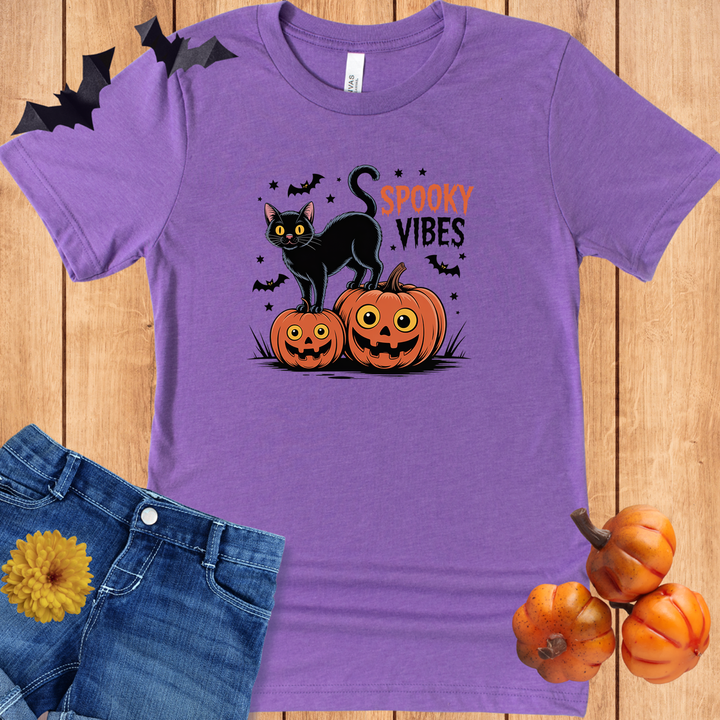 Halloween Black Cat Spooky Vibes