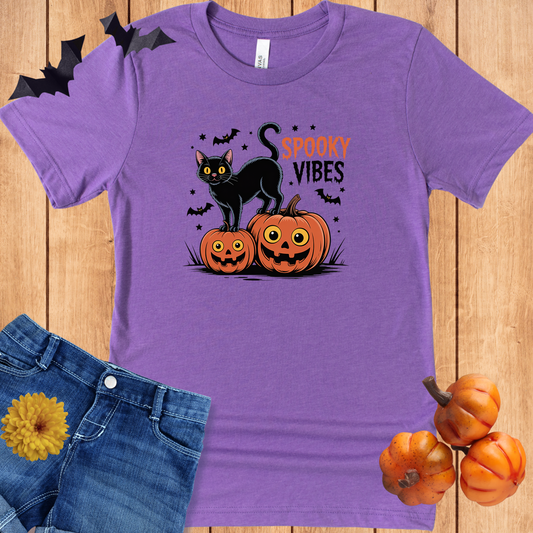 Halloween Black Cat Spooky Vibes