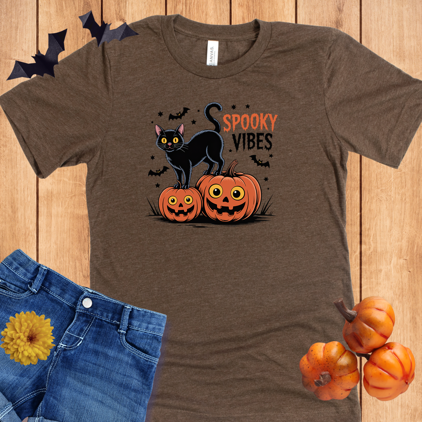 Halloween Black Cat Spooky Vibes